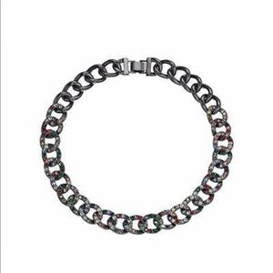 Colored Rhinestone J.Crew Bracelet and Necklace